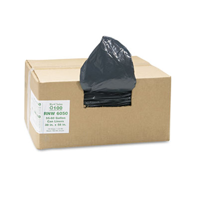 Earthsense Commercial Recycled Can Liners, 55-60