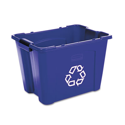 Rubbermaid Commercial Stacking Recycle Bin,