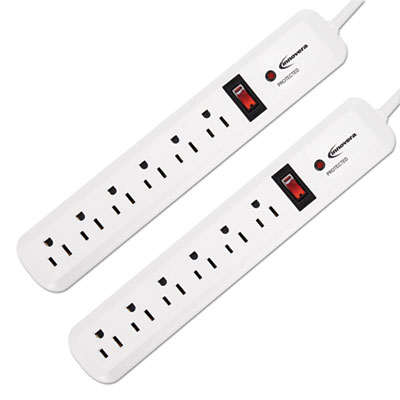 Innovera Surge Protector, 6 Outlets, 4ft Cord, 1080 Joules