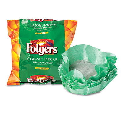 Folgers Coffee Filter Packs, Decaffeinated Classic Roast,