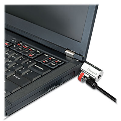 Kensington ClickSafe Keyed Laptop Lock, 5ft Cable, Black