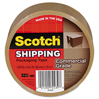 Scotch 3750 Commercial Grade Packaging Tape, 1.88&quot; x 54.6