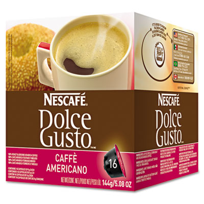 Dolce Gusto Coffee Capsules, Americano, 1.86 oz., 16 per