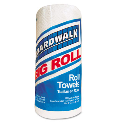 Boardwalk Perforated Roll Towels, White, 11 x 8 1/2,