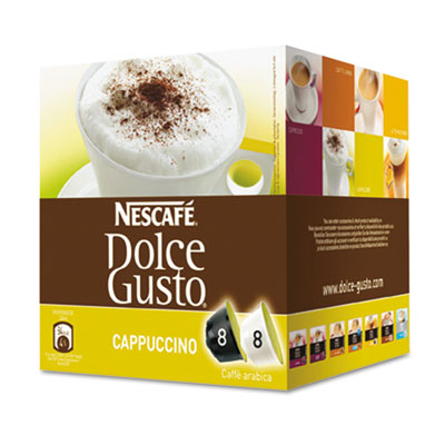 Dolce Gusto Coffee Capsules, Cappuccino, 2.13 oz., 16 per