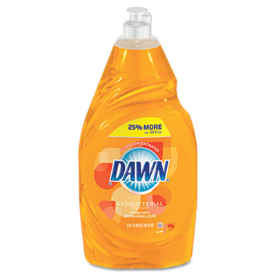 Dawn Dishwashing Liquid, Antibacterial, Orange, 38 oz