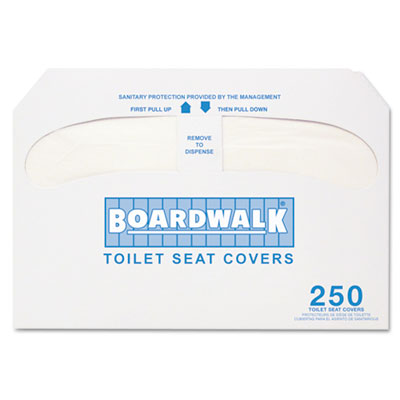 Boardwalk Premium Half-Fold Toilet Seat Covers