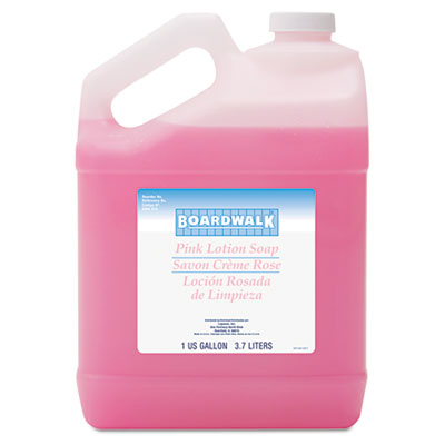 Boardwalk Mild Cleansing Pink Lotion Soap, Lt Floral Scent,