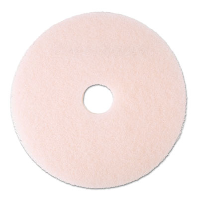 3M Eraser Burnish Floor Pad 3600, 20&quot;, Pink