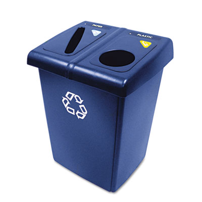 Rubbermaid Commercial Glutton Recycling Station,
