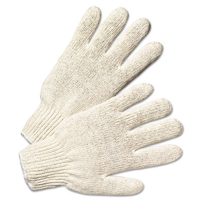 Anchor Brand String Knit Gloves, Natural White
