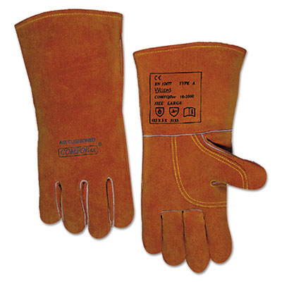 Anchor Brand Quality Welding Gloves, Bucktan, Large