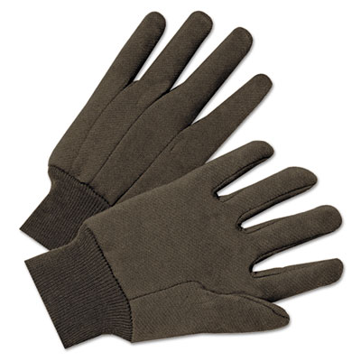 Anchor Brand Jersey General Purpose Gloves, Brown