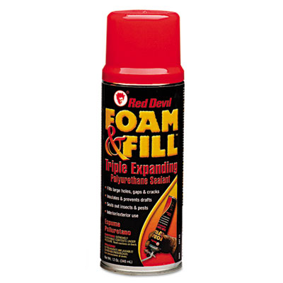 Red Devil Foam &amp; Fill Expanding Polyurethane