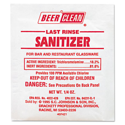 Diversey Beer Clean Last Rinse Glass Sanitizer,