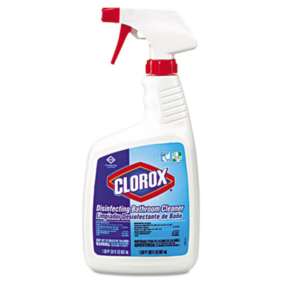 Clorox Disinfecting Bathroom Cleaner, 30oz Smart Tube Spray