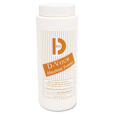 Big D Industries D-Vour Absorbent Powder, Canister,