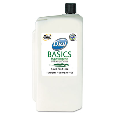 Dial Basics Hypoallergenic Liquid Soap, White Pearl,