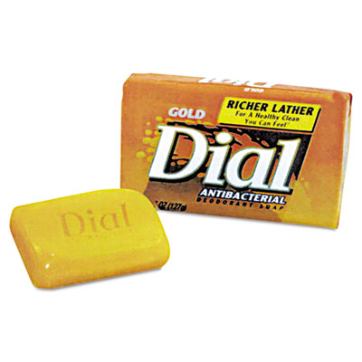 Dial Antibacterial Deodorant Bar Soap, Unwrapped, White,