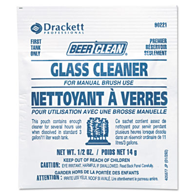 Diversey Beer Clean Glass Cleaner, Unscented, Powder,