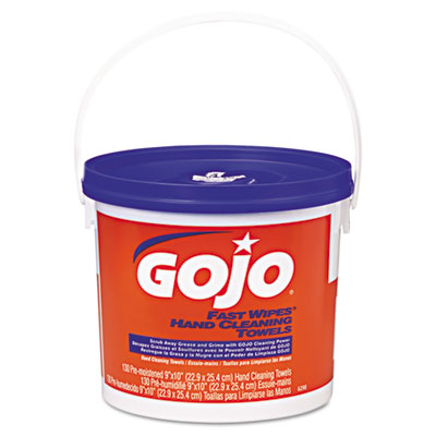 GOJO FAST WIPES Hand Cleaning
Towels,Cloth, 9 x 10