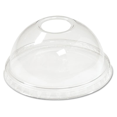 Boardwalk Cold Cup Dome Lids, Fits 5-20oz Cups, Clear