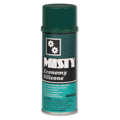 Misty Economy Silicone Spray Lubricant, Aerosol Can, 11oz
