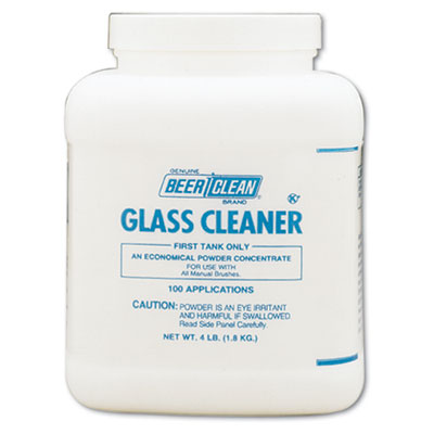 Diversey Beer Clean Glass Cleaner, Unscented, Powder, 4