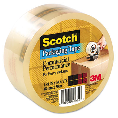 Scotch 3750 Commercial Grade Packaging Tape, 2&quot; x 60yds