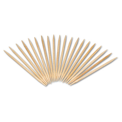 Royal Round Wood Toothpicks, 2 3/4&quot;, Natural, 19200/Case