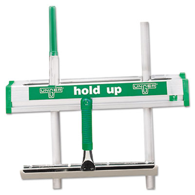 Unger Hold Up Aluminum Tool Rack, 18&quot;, Aluminum/Green