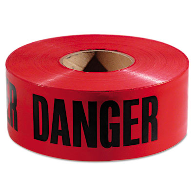 Empire Danger Barricade Tape, 3 in x 1000 ft