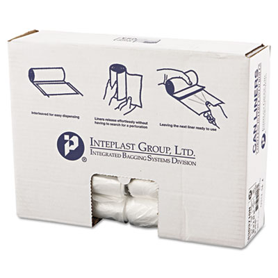 Inteplast Group High-Density Can Liner, 30 x 37,