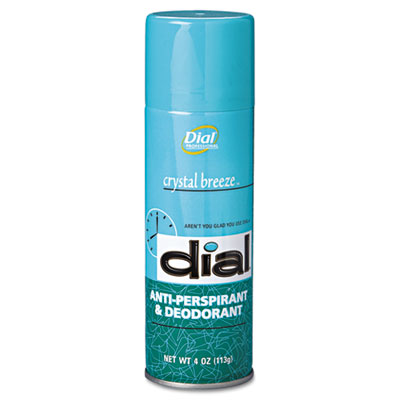 Dial Scented Anti-Perspirant
&amp; Deodorant, Crystal Breeze,
4 oz. Aerosol