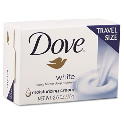Dove White Travel Size Bar Soap with Moisturizing