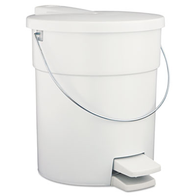Rubbermaid Commercial Step-On Waste Container, Round,