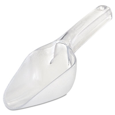 Rubbermaid Commercial Bouncer Bar/Utility Scoop, 6oz, Clear