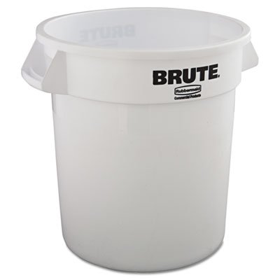 Rubbermaid Commercial Round Brute Container, Plastic, 10