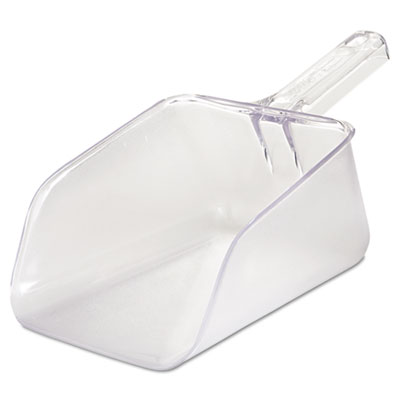 Rubbermaid Commercial Bouncer Bar/Utility Scoop, 64oz, Clear