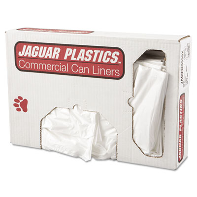 Jaguar Plastics Low-Density Can Liner, 33 x 39,