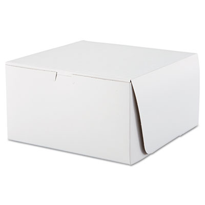 SCT Tuck-Top Bakery Boxes, 10w x 10d x 5 1/2h, White