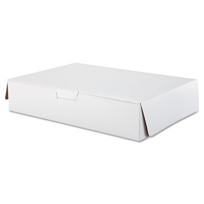 SCT Tuck-Top Bakery Boxes, 19w x 14d x 4h, White