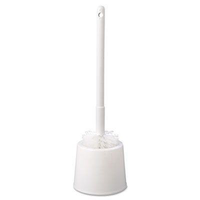 Impact Toilet Bowl Brush With Caddy, 16-Inch Overall