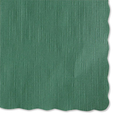 Hoffmaster Solid Color Placemats, 9 3/4 x 14, Hunter
