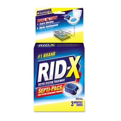 RID-X Septic System Treatments, 3.2 oz Gel Packs