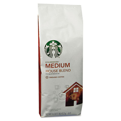 Starbucks Coffee, House Blend, Ground, 1 lb Bag