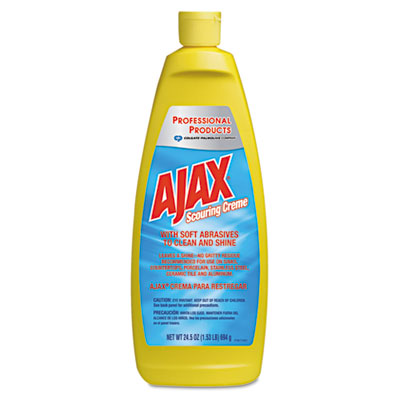 Ajax Scouring Creme Cleanser, Lemon Scent, Cream, 24.5 oz.