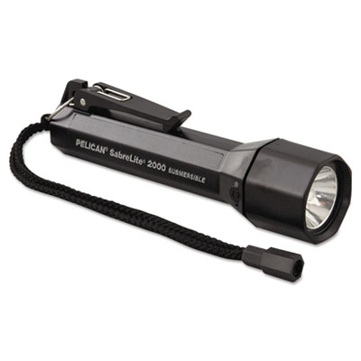 Pelican SabreLite 2000 Flashlight, 3-C, Black