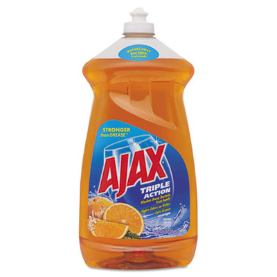 Ajax Dish Detergent, Antibacterial, Orange, 52 oz