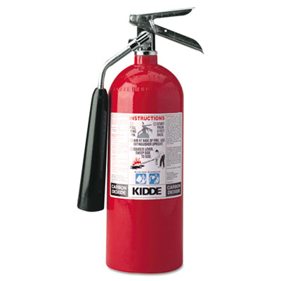 Kidde ProLine Pro 5 CD Fire Extinguisher, 5-B:C, 850psi,
